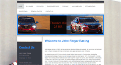 Desktop Screenshot of johnfingerracing.com